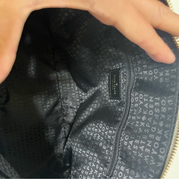 Kate spade Wellesley grove street black and white leather shoulder bag. - Picture 3 of 6